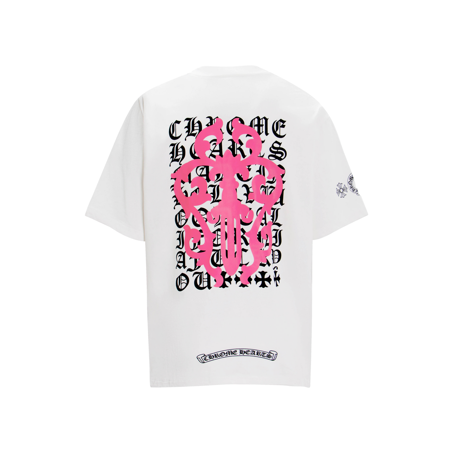 Multi-Design Gothic Cross & Horseshoe Graphic T-Shirts (Black/White)