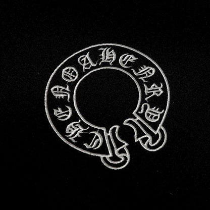 Layered Cross Varsity Jacket - Black White Street Style Outerwear 2208