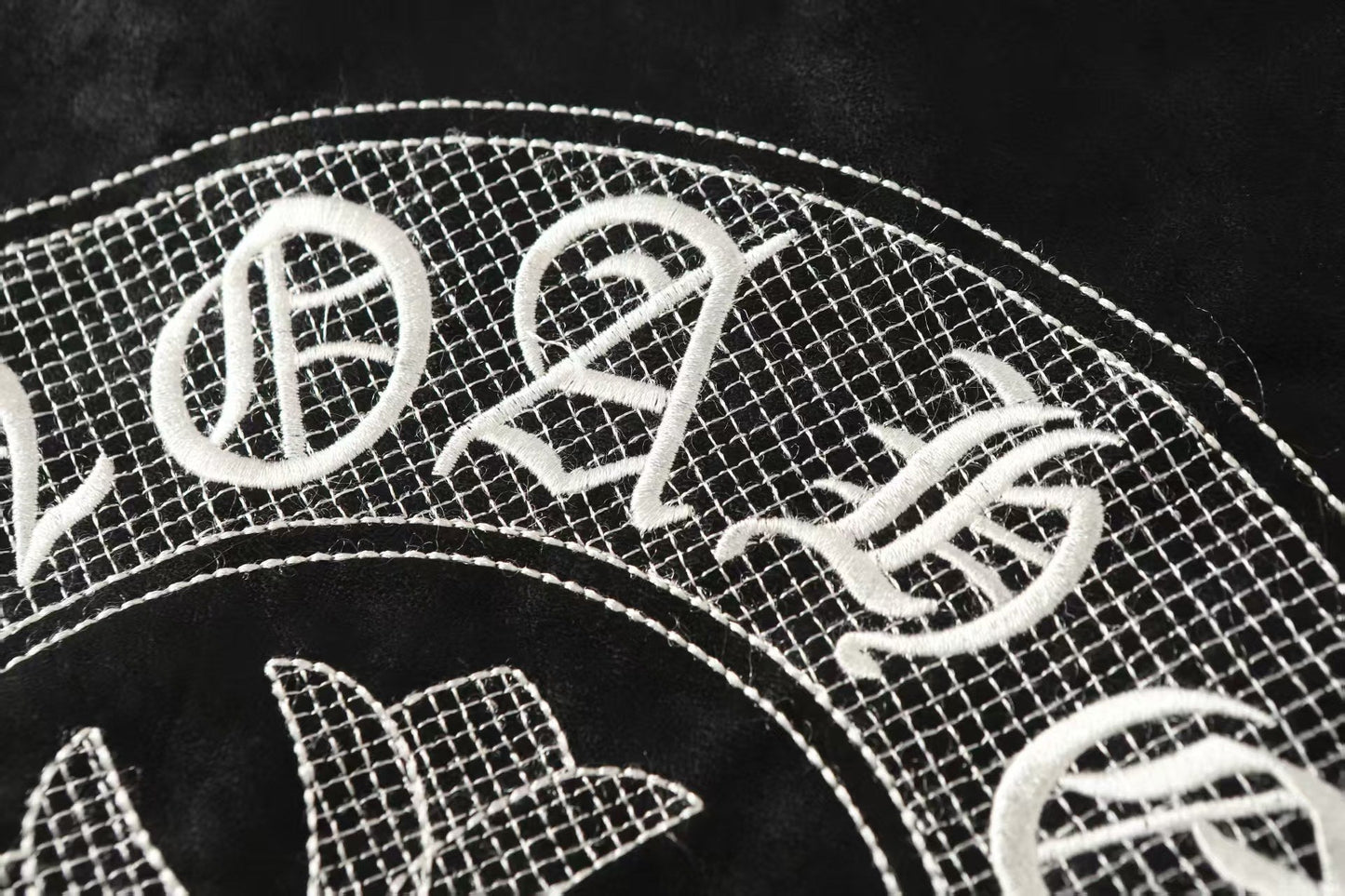 Horseshoe Cross Jacket - Black Street Embroidered Coat 8800