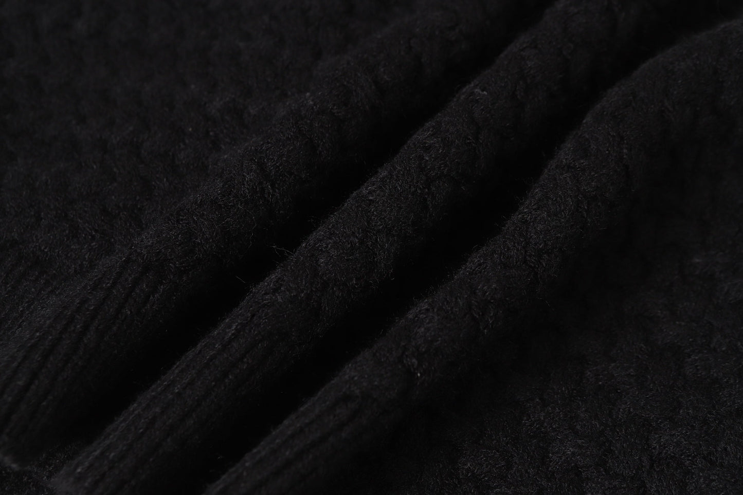 Gothic Cross Knit Cardigan - Black Grey Streetwear Jacket 904